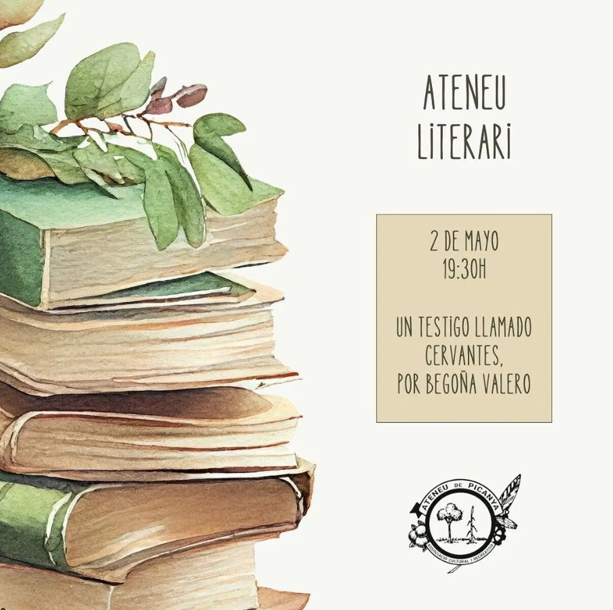 Presentación de Un testigo llamado Cervantes en el Ateneu Literari de Picanya (foto 1)