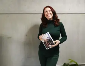 Javier Velasco en "Todo Literatura" entrevista a Begoña Valero (foto 1)