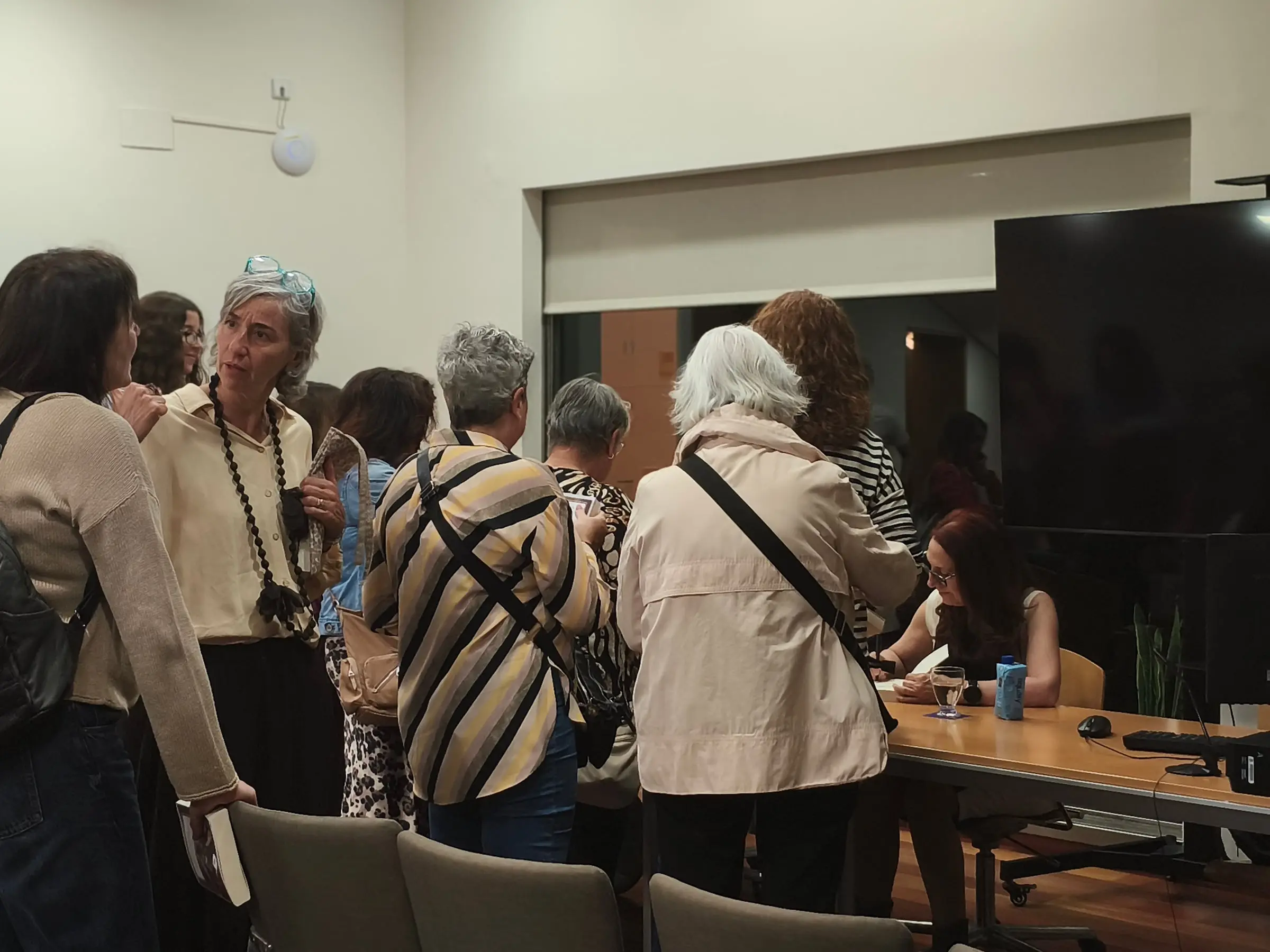 La venganza de los templarios, en el club de lectura de la Universitat Jaume I de Castelló (foto 1)