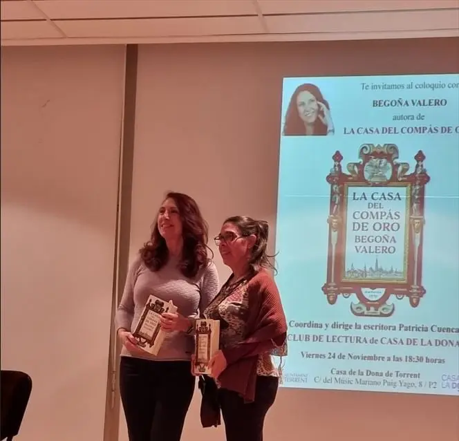 El Club de lectura de la Casa de la Dona de Torrent analiza la novela La casa del Compás de Oro de Begoña Valero (foto 3)