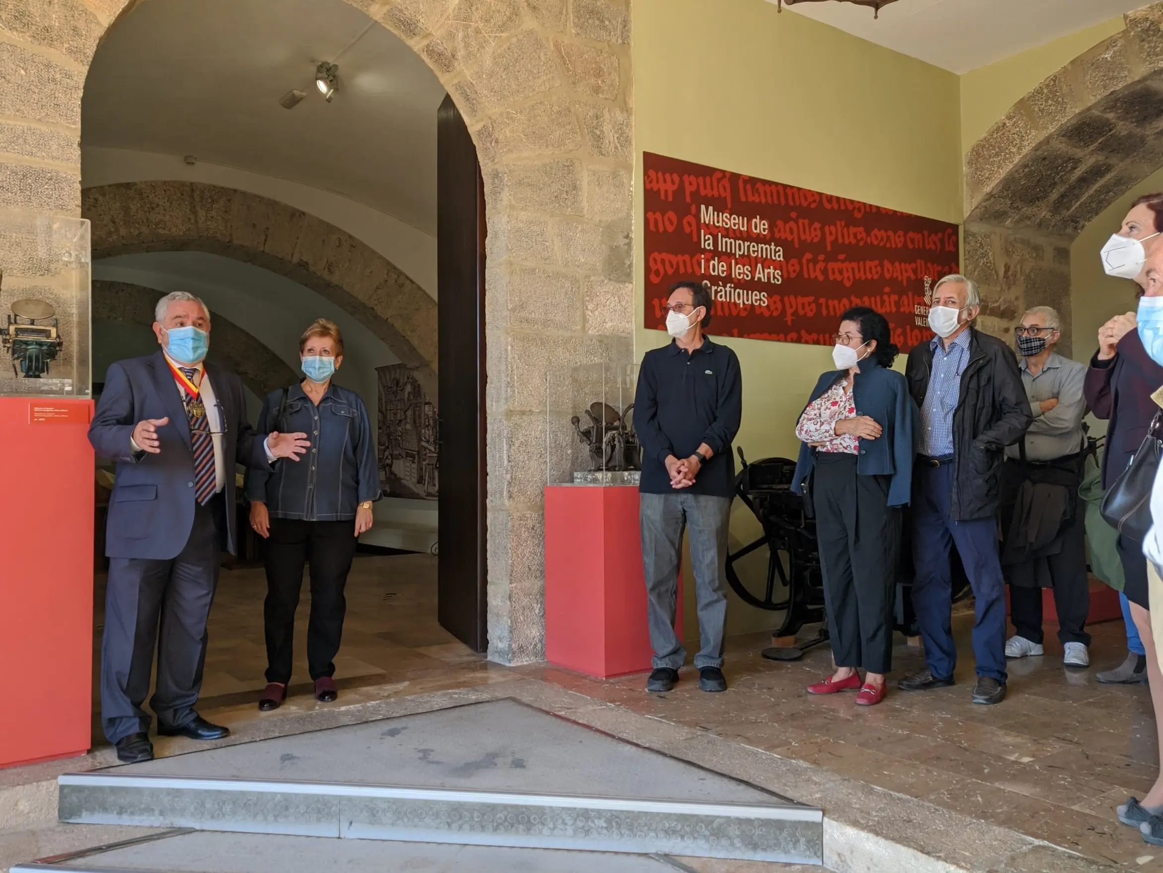 La novela LA CASA DEL COMPÁS DE ORO expuesta de forma permanente en el Museo de la imprenta y Artes Gráficas de Valencia (foto 4)