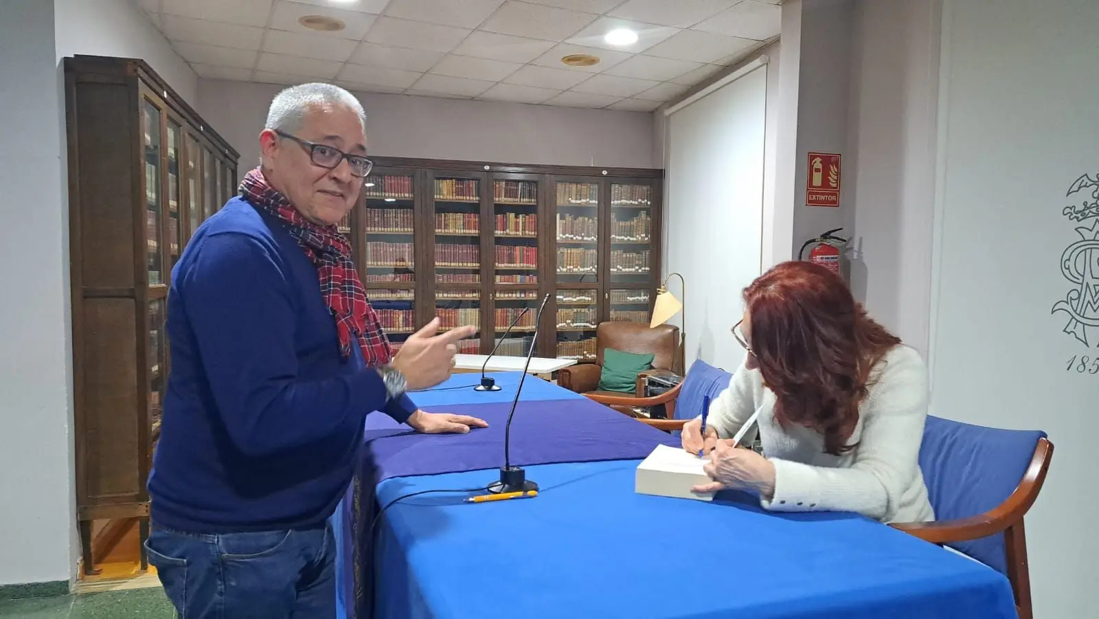 Club de lectura "La escalera de Margarita" en el Casino de Agricultura de Valencia (foto 5)