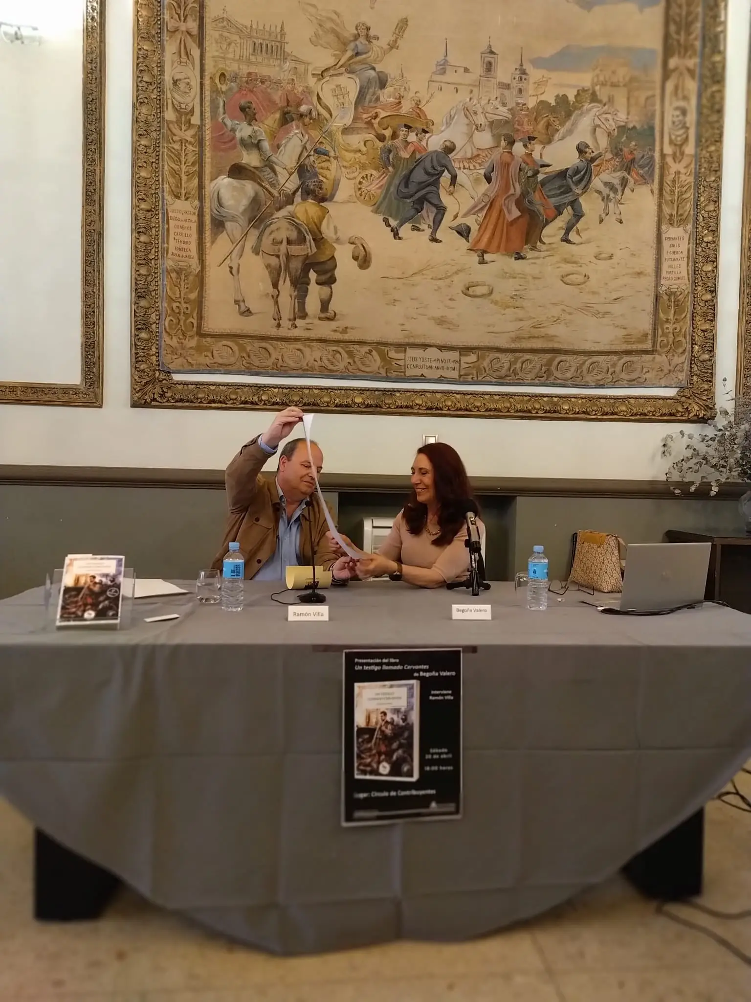 Por primera vez se expone en Alcalá de Henares la declaración de Cervantes en un juicio criminal que tuvo lugar en Valencia en 1580 y donde se ratifica su origen alcalaíno (foto 6)