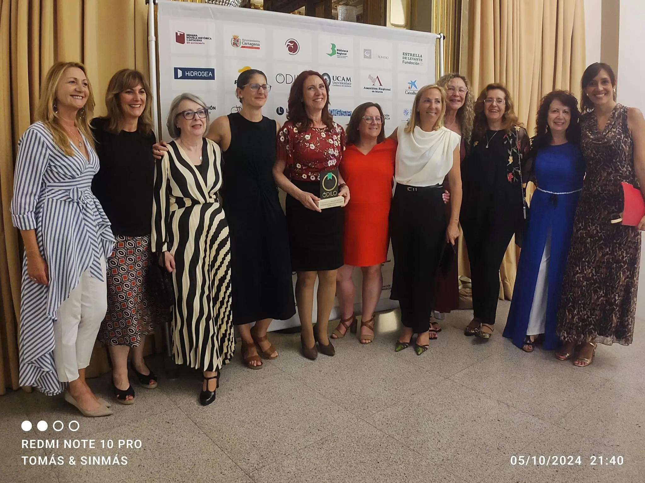 La XXV Semana de Novela Histórica de Cartagena entrega el Premio ODILO 2024 a Begoña Valero como mejor autora por su novela "Un testigo llamado Cervantes" (foto 7)