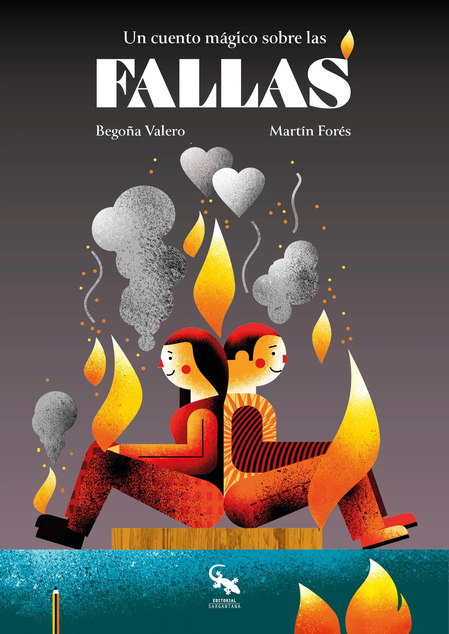 Cubierta de Un cuento mágico sobre las Fallas